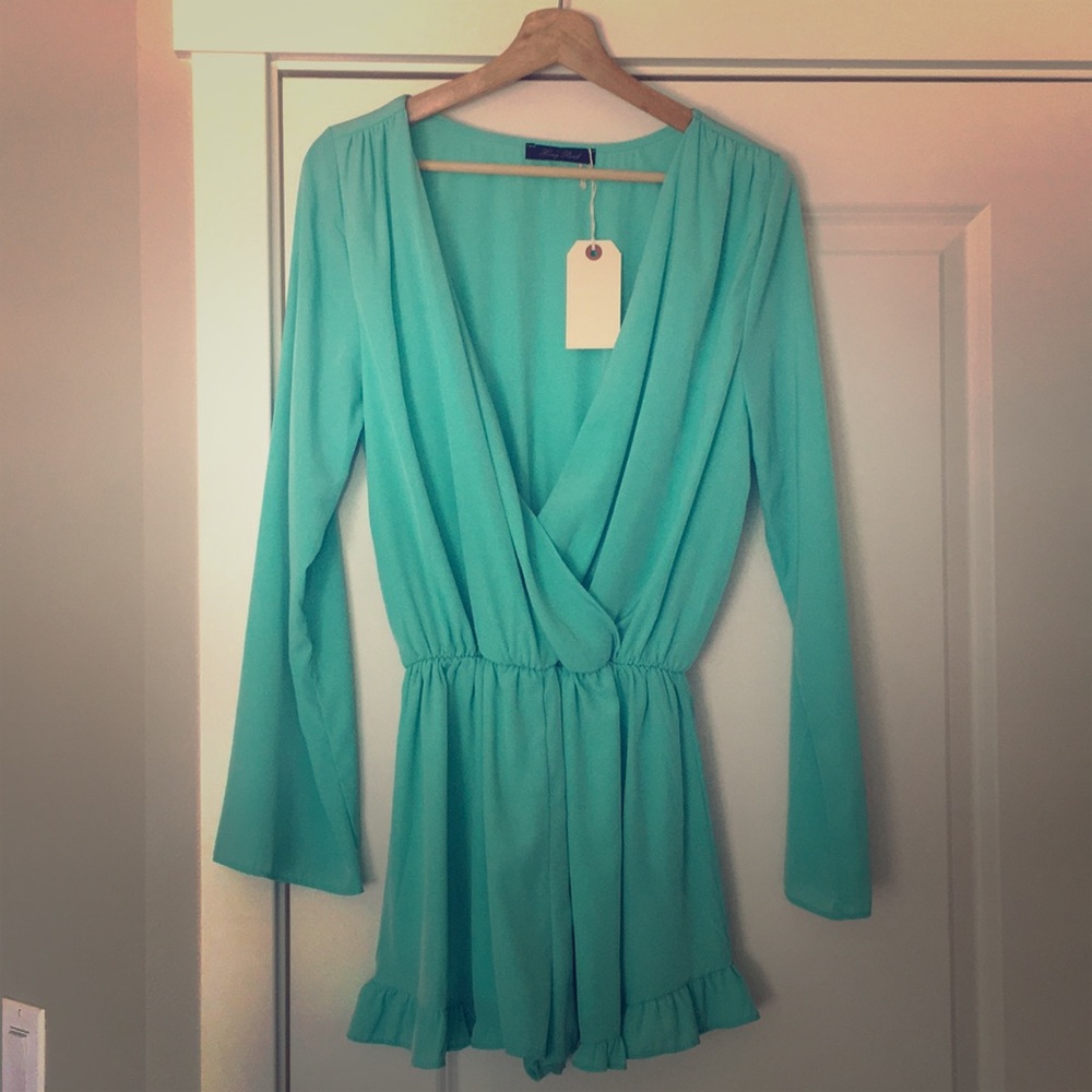 Teal romper